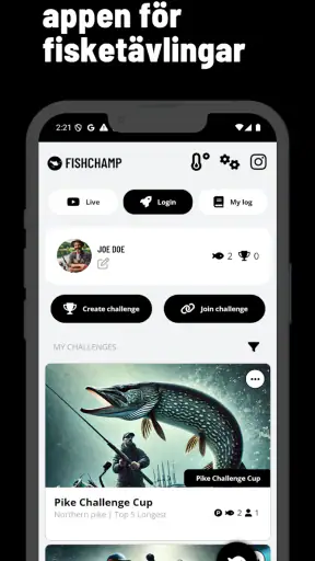 FishChamp - Sportfiske app screenshot