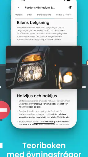 Fixa Körkort: Frågor & Teori screenshot