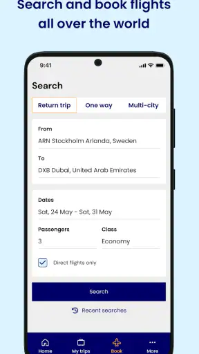 Flightnetwork screenshot
