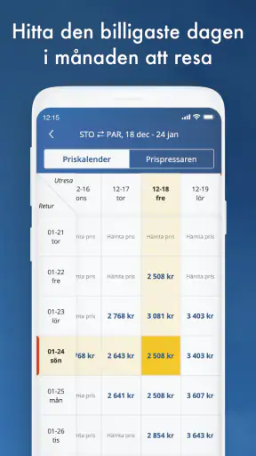Flygresor.se screenshot
