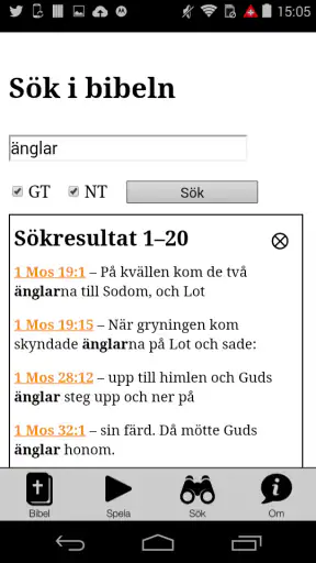 Folkbibeln screenshot