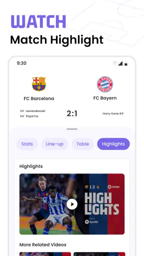 Football Live Scores: SnapGoal screenshot