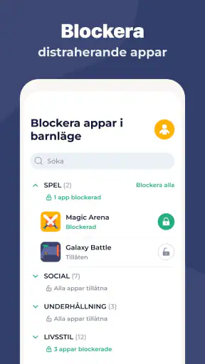 Föräldrakontroll - Kidslox screenshot