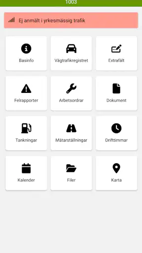 Fordonskontroll 2 screenshot