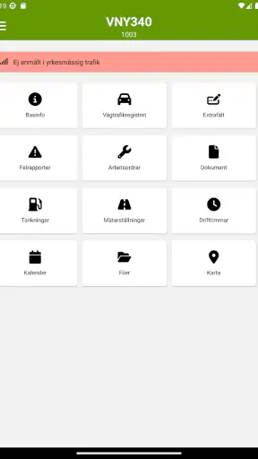 Fordonskontroll 2 screenshot