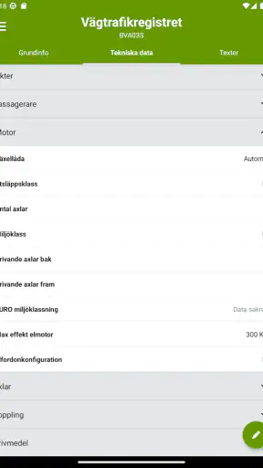 Fordonskontroll 2 screenshot