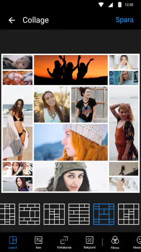 Fotocollage: Fotoredigerare screenshot