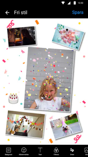 Fotocollage: Fotoredigerare screenshot