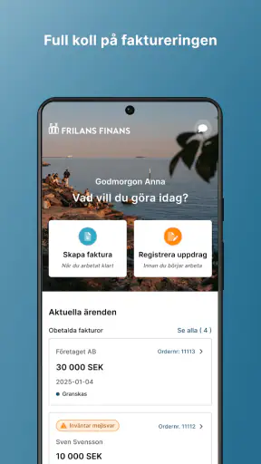 Frilans Finans screenshot