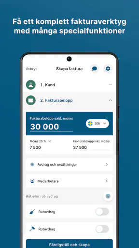 Frilans Finans screenshot