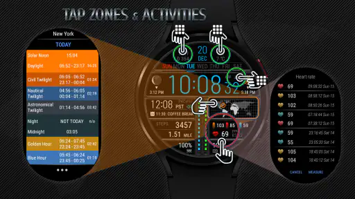 Futorum H6 Digital watch face screenshot