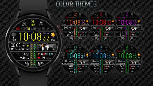 Futorum H6 Digital watch face screenshot