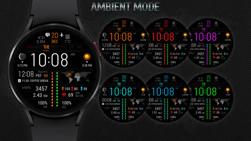 Futorum H6 Digital watch face screenshot