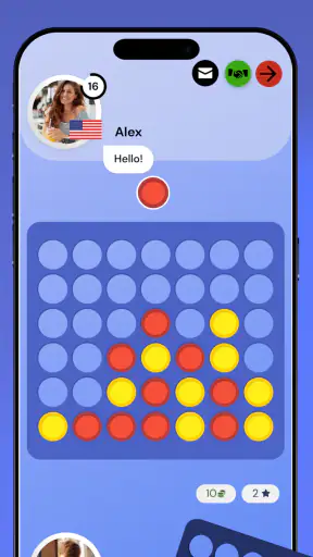 Fyra i rad - Online screenshot