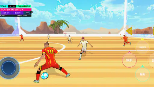 Galaxy Soccer : 3v3 match screenshot