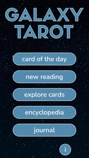 Galaxy Tarot screenshot