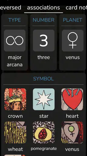 Galaxy Tarot screenshot