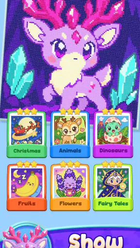 Gem Coloring: Color by Number screenshot