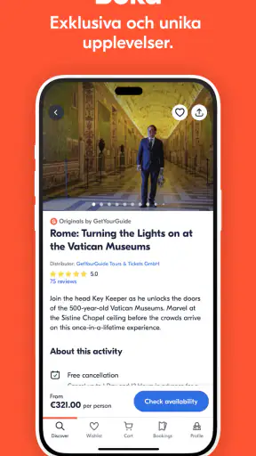 GetYourGuide: Planera & Boka screenshot