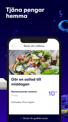 Gimi - Veckopeng i mobilen screenshot