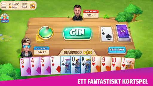 Gin Rummy Stars – Kortspel screenshot