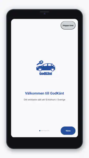 GodKänt teoriprov screenshot
