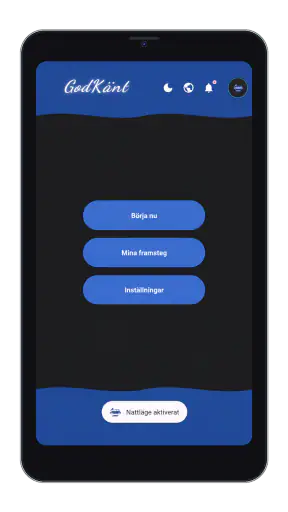 GodKänt teoriprov screenshot