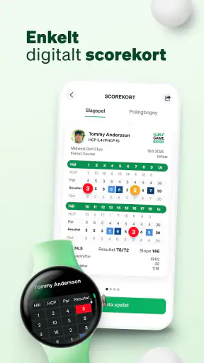 Golf GameBook Scorekort & GPS screenshot