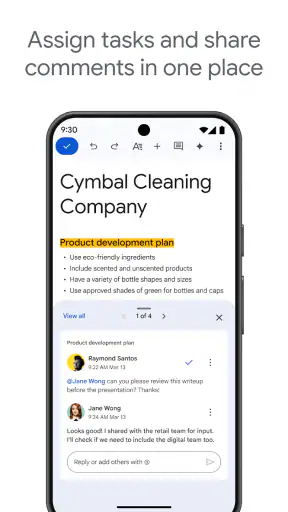 Google Dokument screenshot