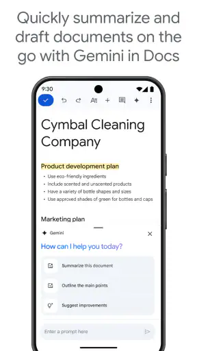 Google Dokument screenshot