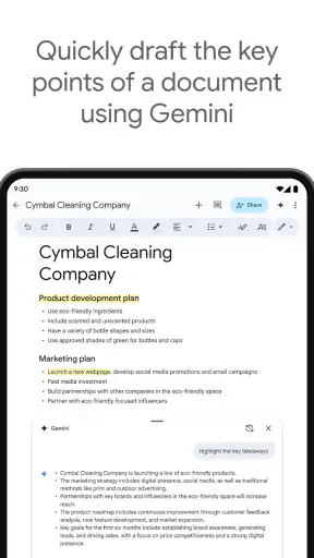Google Dokument screenshot