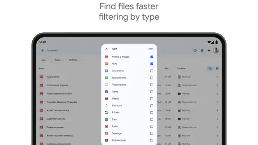 Google Drive screenshot