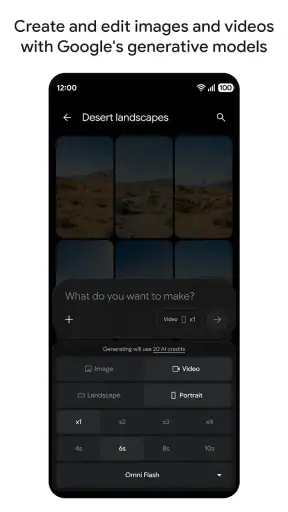 Google Flow Beta screenshot