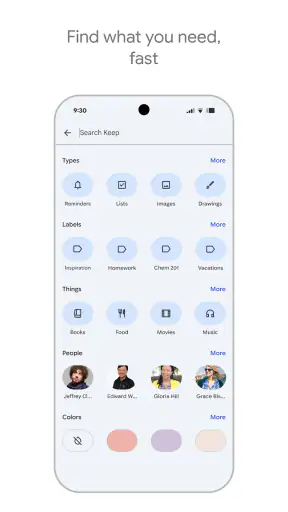 Google Keep – anteckn. & lista screenshot