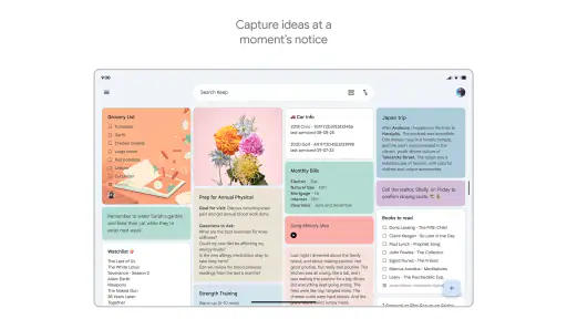 Google Keep – anteckn. & lista screenshot