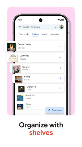 Google Play Böcker screenshot