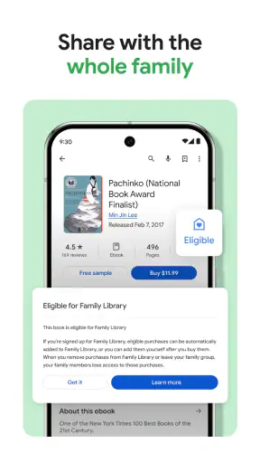 Google Play Böcker screenshot