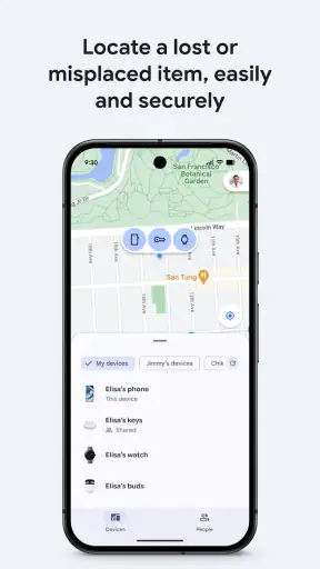 Googles Find Hub screenshot