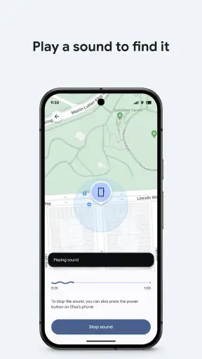 Googles Find Hub screenshot