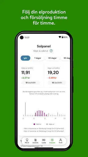 Göteborg Energi screenshot