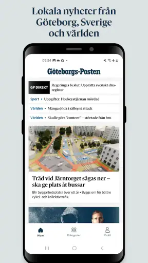 Göteborgs-Posten screenshot