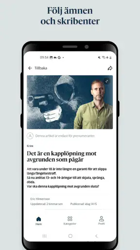 Göteborgs-Posten screenshot