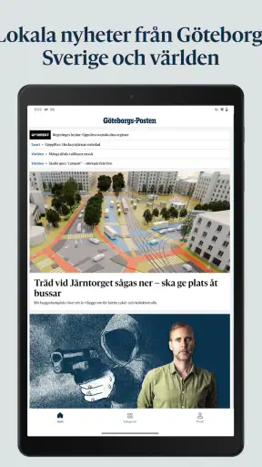 Göteborgs-Posten screenshot