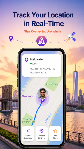 GPS Camera & Live Earth Map screenshot