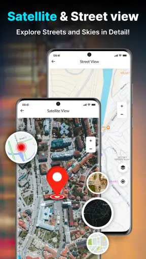 GPS-kartor Röstnavigering screenshot
