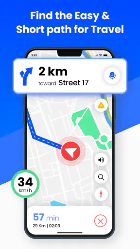 GPS-navigering: GPS, kartor screenshot