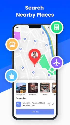 GPS-navigering: GPS, kartor screenshot