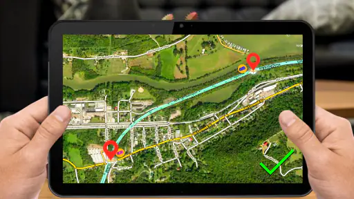 GPS Navigering: Karta Riktning screenshot
