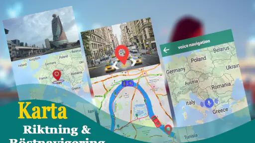 GPS Navigering: Karta Riktning screenshot