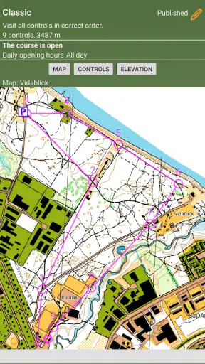 GPS Orientering screenshot